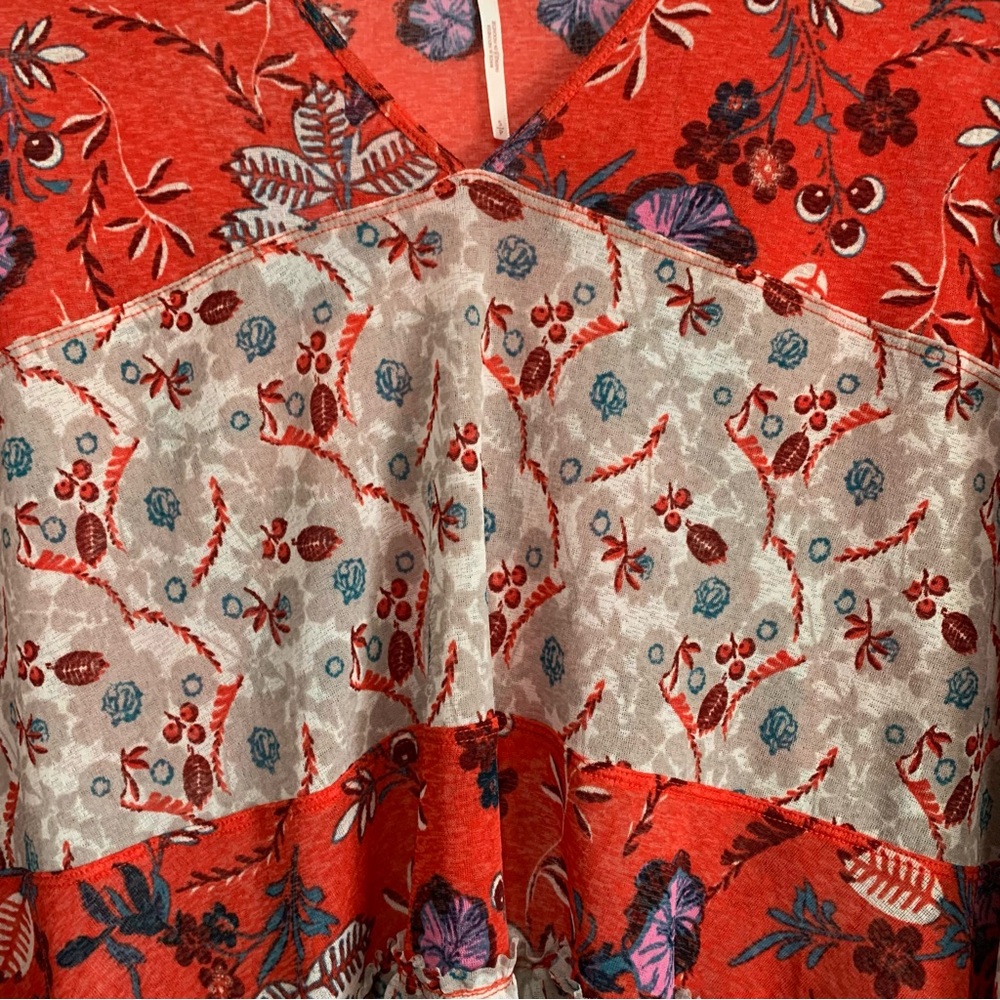Free People Peasant Style V-Neck Top - Picture 3 of 6